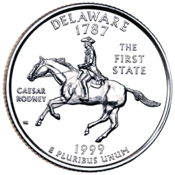 The Commemorative State Quarter for Delaware