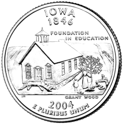 The Commemorative State Quarter for Iowa