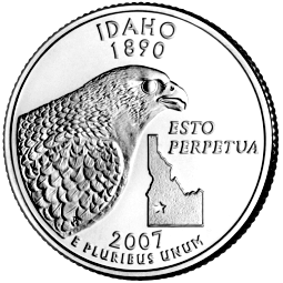The Commemorative State Quarter for Idaho