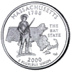 Details for the Massachusetts Commemorative Quarter