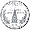Details for the Maryland Commemorative Quarter
