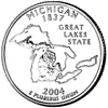 Details for the Michigan Commemorative Quarter