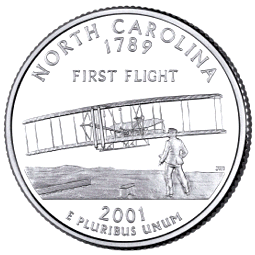 The Commemorative State Quarter for North Carolina