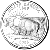Details for the North Dakota Commemorative Quarter