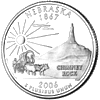 Details for the Nebraska Commemorative Quarter