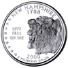 Details for the New Hampshire Commemorative Quarter