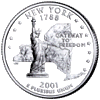 Details for the New York Commemorative Quarter