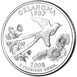 The Commemorative State Quarter for Oklahoma