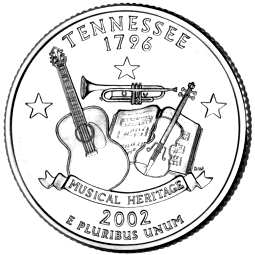 The Commemorative State Quarter for Tennessee
