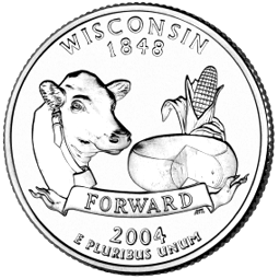 The Commemorative State Quarter for Wisconsin