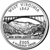 Details for the West Virginia Commemorative Quarter