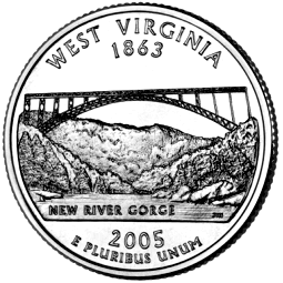 The Commemorative State Quarter for West Virginia