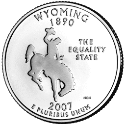 The Commemorative State Quarter for Wyoming